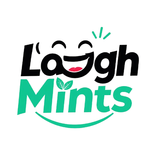 logo for laughmints